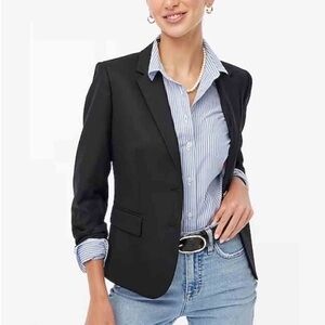 J Crew Blazer Schoolboy in Black